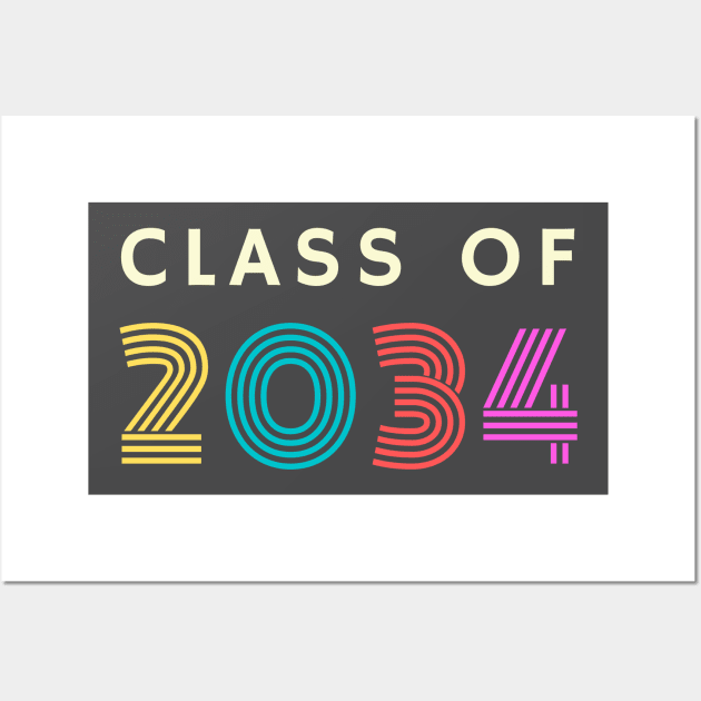 Minimal class of 2034 grow with me Wall Art by GROOVYUnit